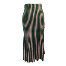 Load image into Gallery viewer, Pink and Green Stripe Gummy Skirt
