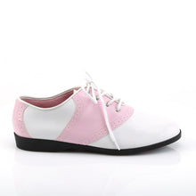 Load image into Gallery viewer, Pink and White Saddle Shoes
