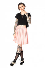 Load image into Gallery viewer, Pink Pleated Zippered Skirt
