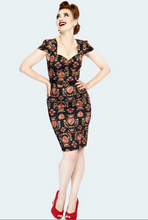 Load image into Gallery viewer, Queen of Hearts Belted Pencil Dress
