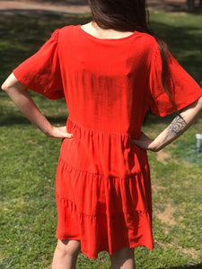 Little Red Dress- Size Small LAST ONE!