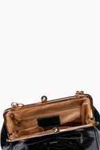 Load image into Gallery viewer, Black Classic Retro Bow Kisslock Handbag
