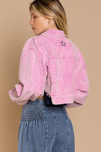 Load image into Gallery viewer, Olli Pretty Pink Cropped Jacket
