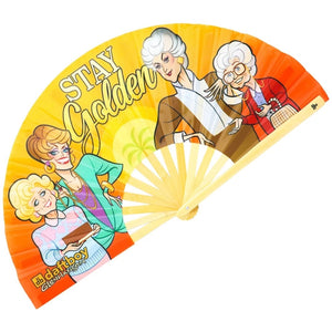 "Stay Golden" Golden Girls Xtra Large Hand Fan