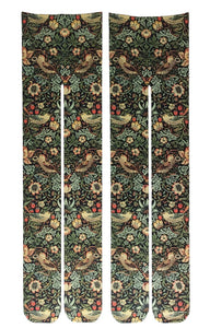 "Strawberry Thief" by William Morris Printed Tights