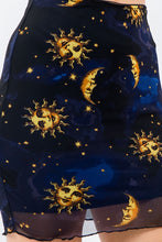 Load image into Gallery viewer, 90&#39;s Celestial Vibe Mini Skirt
