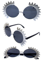 Load image into Gallery viewer, Sunburst Circle Sunglasses
