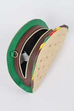 Load image into Gallery viewer, All Dressed Taco Purse
