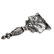 Load image into Gallery viewer, Pewter Sacred Cat Hand Mirror
