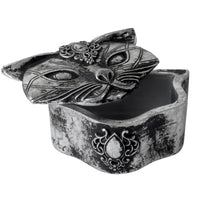 Load image into Gallery viewer, Pewter Sacred Cat Trinket Box
