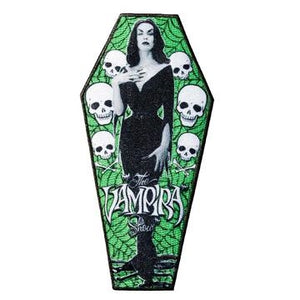 Vampira Green Coffin Patch