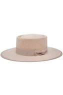 Vida Wide Brim Hat- Beige Wool