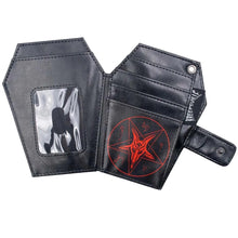 Load image into Gallery viewer, Baphomet Coffin Wallet
