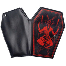 Load image into Gallery viewer, Baphomet Coffin Wallet
