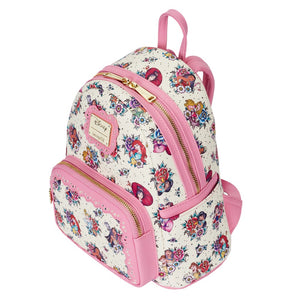 disney princesses floral mini backpack Loungefly Princess Stained Glass Collection: Tiana Mini- Backpack, Amazon Exclusive : Clothing, Shoes & Jewelry and printed details featuring your favorite Disney Princesses with florals Loungefly Disney Princesses Floral Portraits