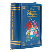 Load image into Gallery viewer, Alice in Wonderland Book Convertible Crossbody Bag
