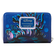 Load image into Gallery viewer, The Little Mermaid Ursula Lair Glow Zip Around Wallet

