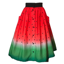Load image into Gallery viewer, Watermelon Print Swing Skirt- LAST ONE!
