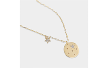 Load image into Gallery viewer, Star Shower Medallion Necklace
