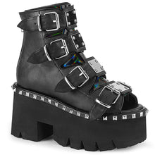 Load image into Gallery viewer, Ashes Buckles Platform Ankle Sandal
