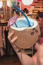 Load and play video in Gallery viewer, Tropical Coconut Drink Cross Body Purse
