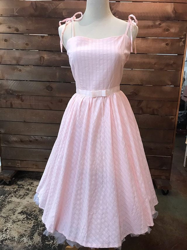 light pink swing dress This Is It Pink Swing Dress, Small - The Mint Julep Boutique