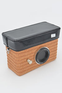 Straw Camera Basket Purse- More Colors Available!