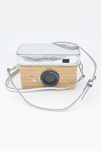 Straw Camera Basket Purse- More Colors Available!