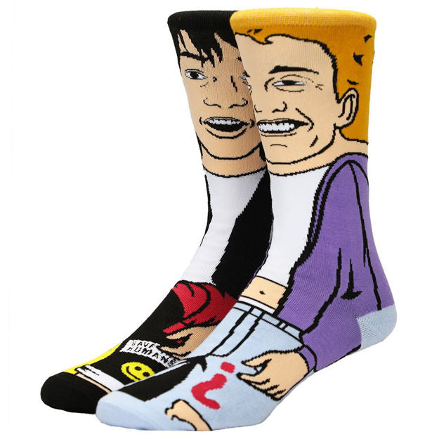 Bill and Ted's Excellent Adventure Character Socks
