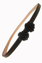 Load image into Gallery viewer, Double Rose Thin Fashion Belt- Available in Red too!

