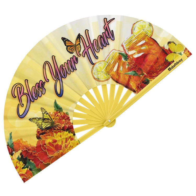 Bless Your Heart Xtra Large Hand Fan