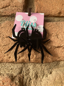 Arachnid Acrylic Statement Earrings