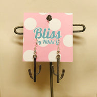 Slim Saguaro Cactus Charm Earrings