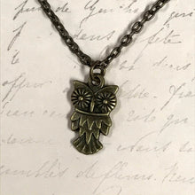 Load image into Gallery viewer, Cartoon Owl Charm Necklace
