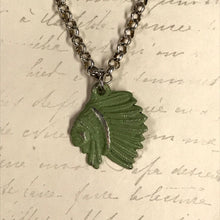Load image into Gallery viewer, Chief Silhouette Charm Necklace
