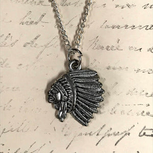Chief Silhouette Charm Necklace