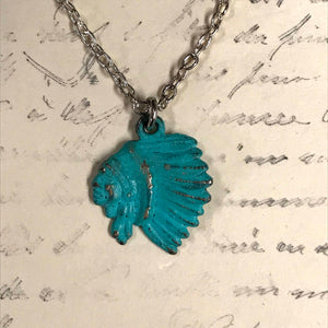 Chief Silhouette Charm Necklace