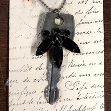 Load image into Gallery viewer, One of a Kind Embellished Key Necklace
