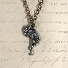 Load image into Gallery viewer, Flamingo Charm Necklace
