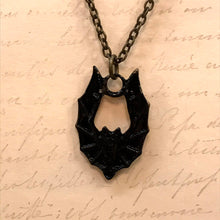 Load image into Gallery viewer, Flying Bat Charm Necklace
