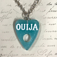 Load image into Gallery viewer, Glitter Resin Planchette Necklace
