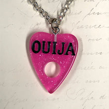 Load image into Gallery viewer, Glitter Resin Planchette Necklace
