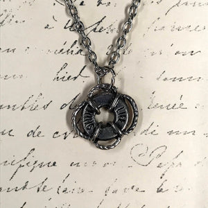 Life Ring Charm Necklace