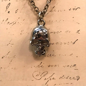 Little Skull Charm Necklace