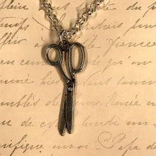 Load image into Gallery viewer, Long Scissors Charm Necklace
