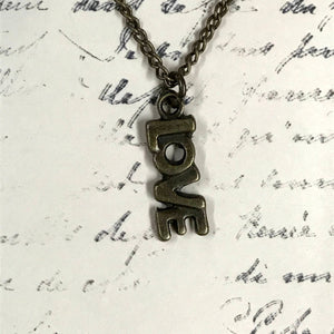 "LOVE" Letters Charm Necklace