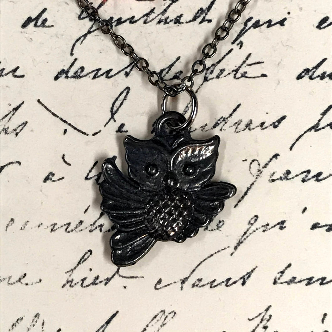 LAST CHANCE Misc Owl Charm Necklace