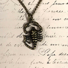 Load image into Gallery viewer, Scorpion Charm Necklace
