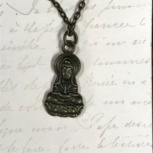 Tara Buddha Charm Necklace