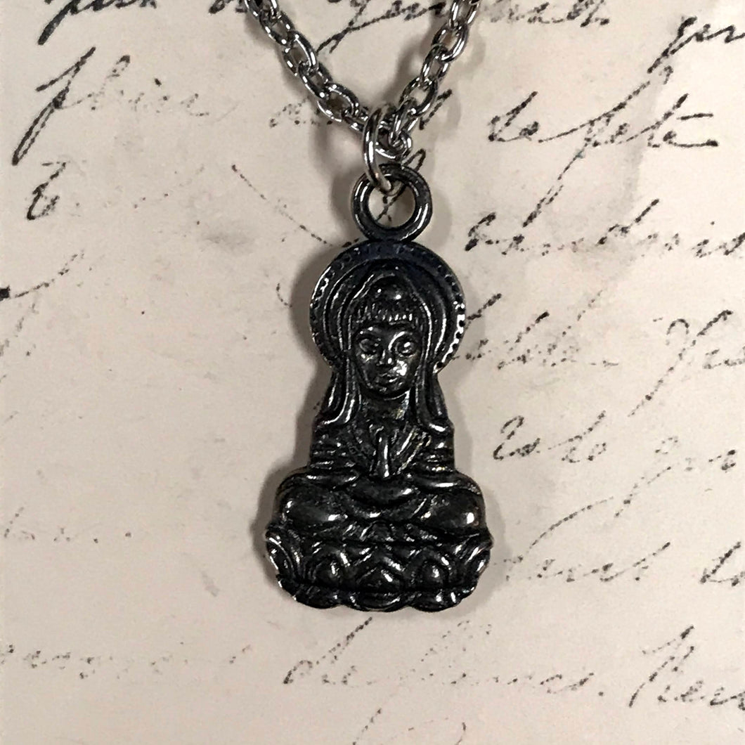 Tara Buddha Charm Necklace